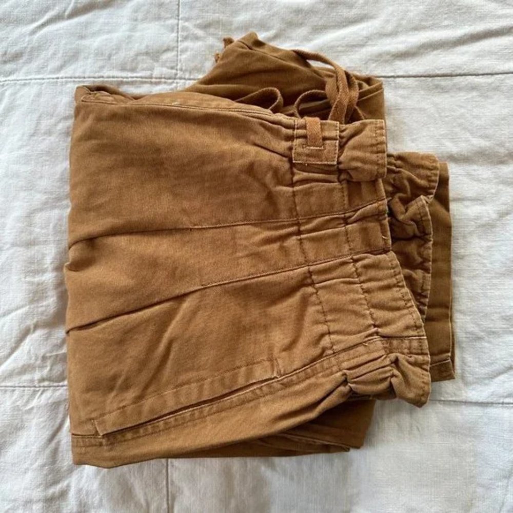NWT Camel Canvas Pants - Picture 6 of 8